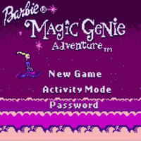 Barbie - Magic Genie Title Screen